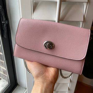 Pink Coach Crossbody/Clutch